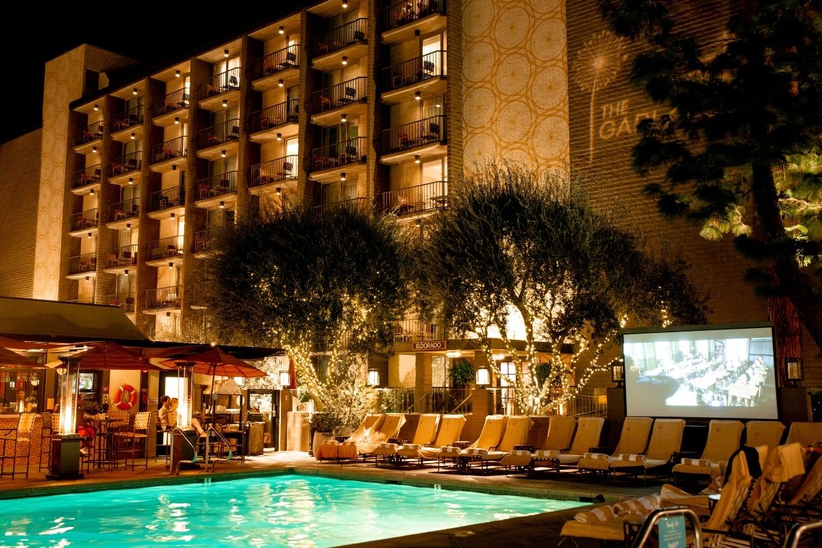 Dive-In Movies at The Garland's Pool
