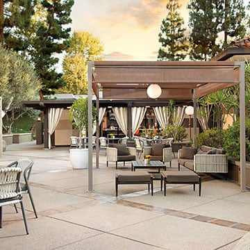Outside seating