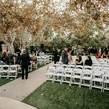 Moments before the ceremony