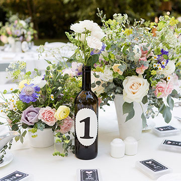 A bottle of wine