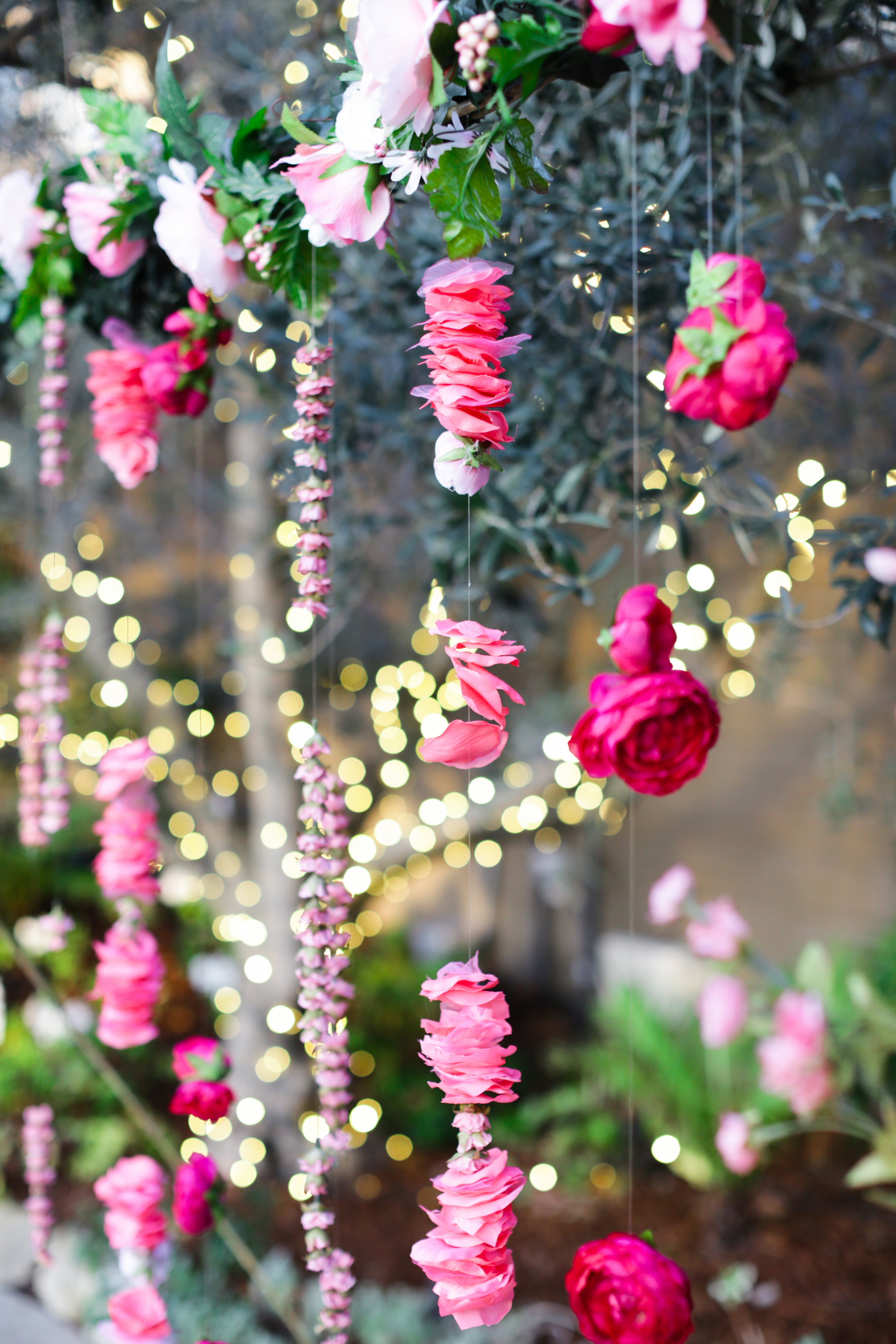 Hanging flowers