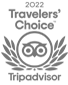 Trip Advisor Travelers' Choice 2022 Award Badge